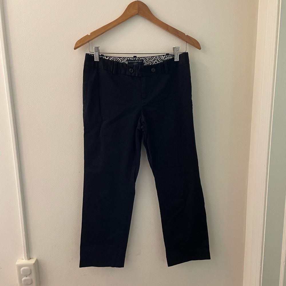Banana Republic Black Capri Pants